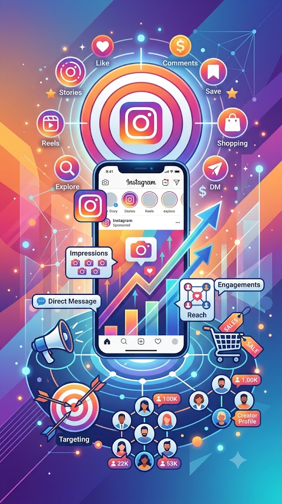 Instagram Ads illustration